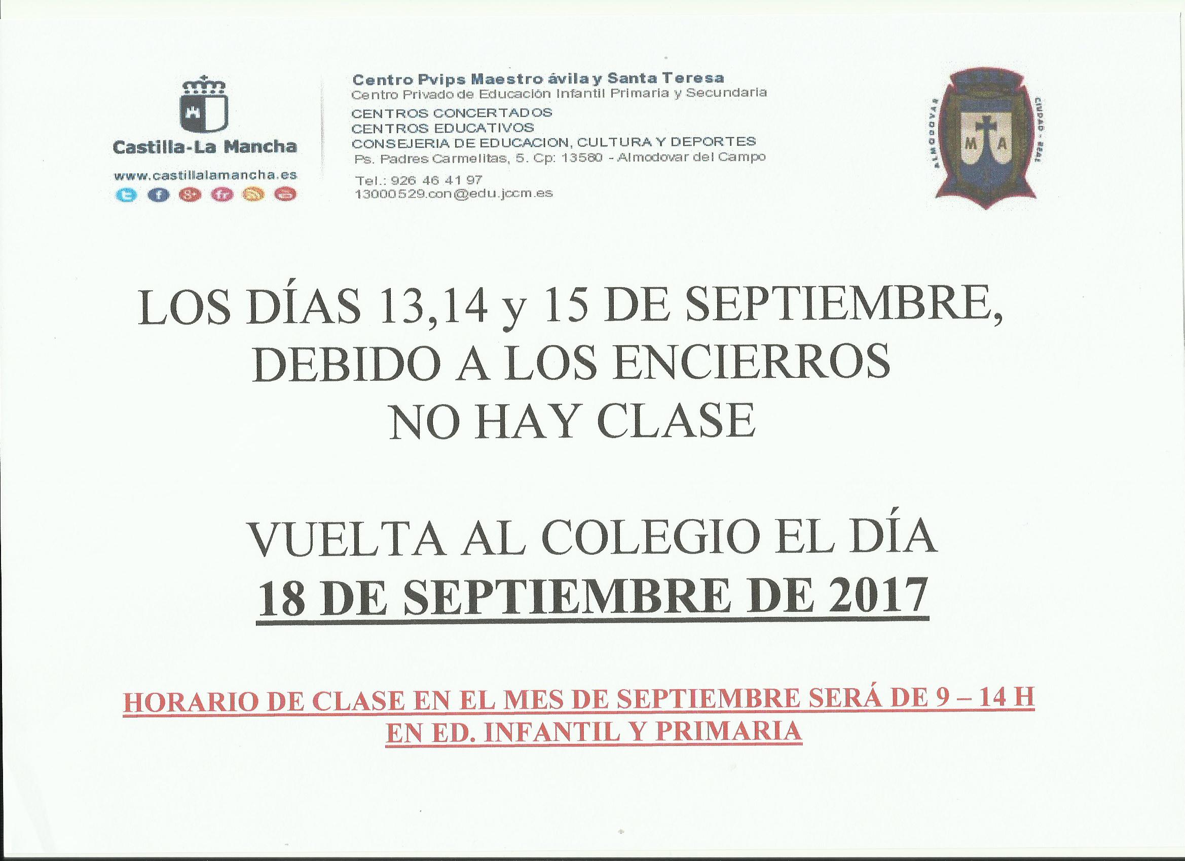 Encierros curso 17-18