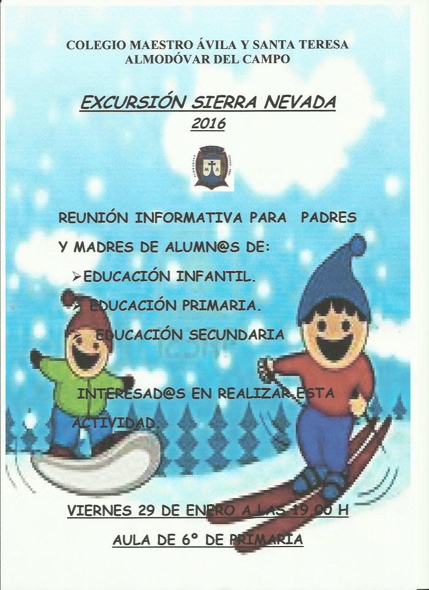 Nieve curso 2016